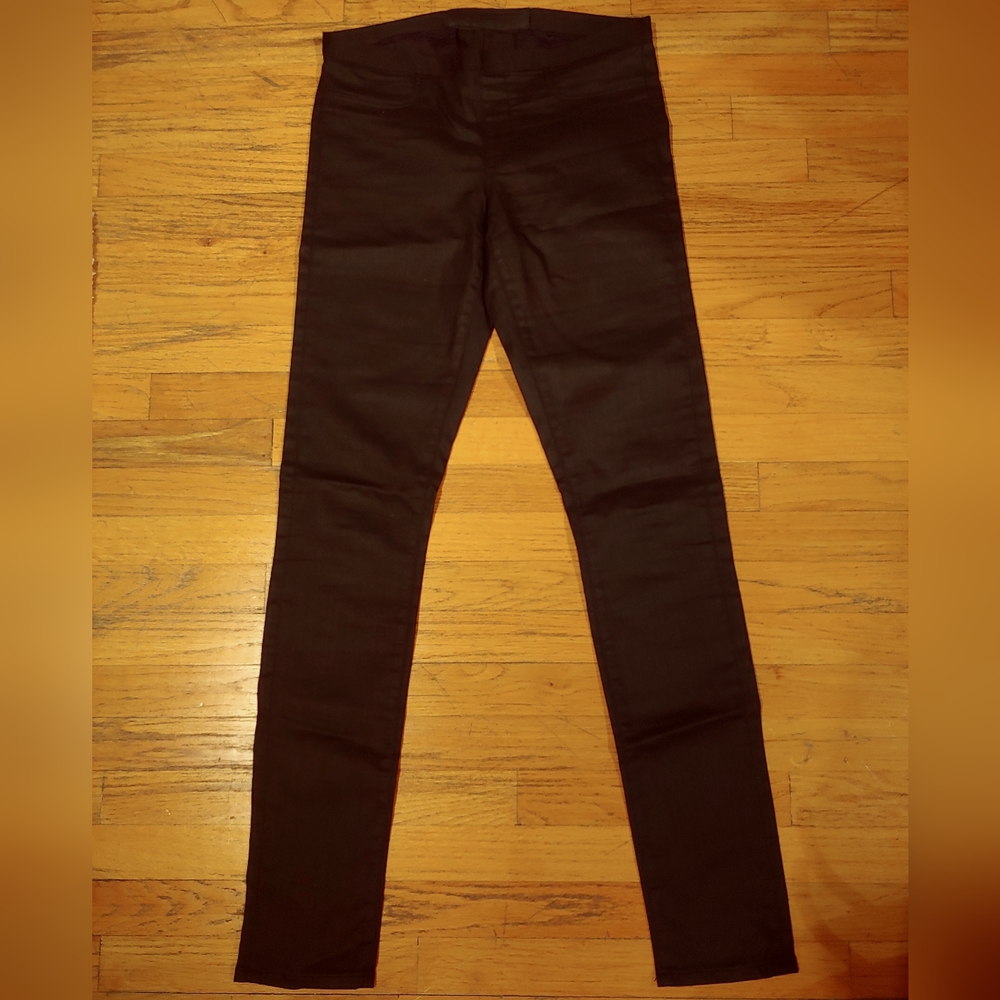 Helmut Lang black skinny pull on jeans 27